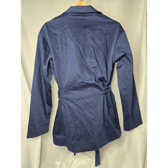 Away The Utility Jacket Size LARGE Navy Blue Travel Jacket - Picture 4 of 13